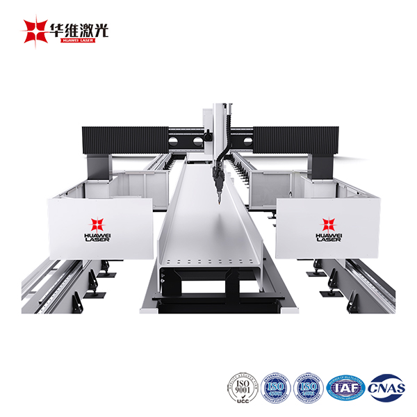 Machine de découpe laser à faisceau H CNC 3D 12000W pour le traitement de l'acier et du métal
